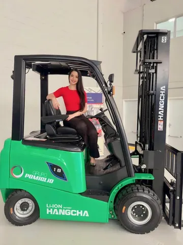 Empilhadeira Hangcha | 1800 kg 1,8 toneladas | bateria de litio | triplex 