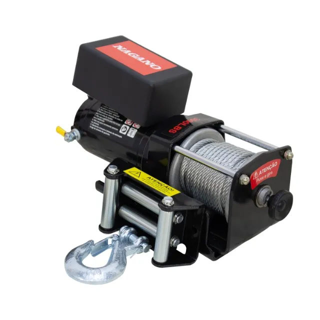 Guincho Elétrico 3000LB 1361 KG 12v para Quadriciclo Jipe Troller - Nagano -E018097