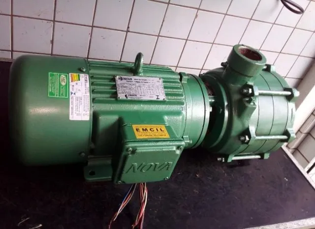 Motobomba Multi-Estágio Semi- Nova Thebe P-15/3 BR 5.0cv RPM:3515 Vol:220/380/440