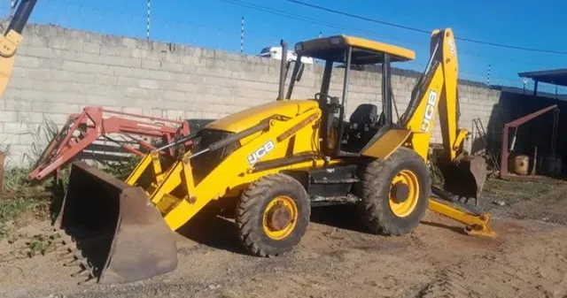 Retro escavadeira JCB 3C 4X4 