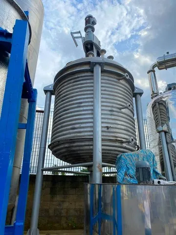 Reator Meia Cana em Aço Inox 