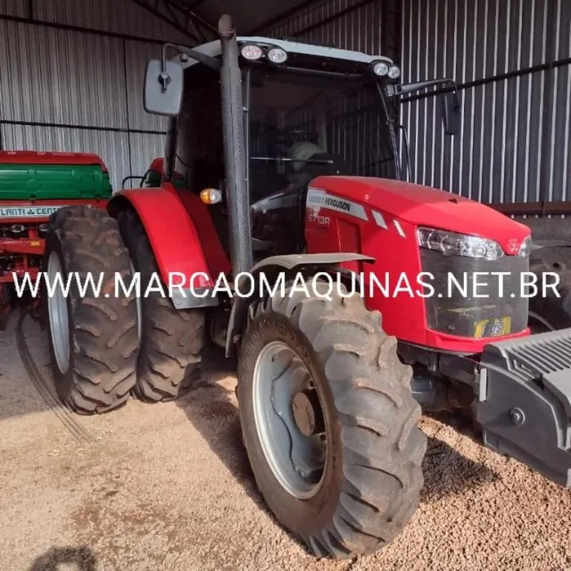 MF 6713R Ano 2017 Trator Extra (135cv ) com Piloto, 1.200 Hrs