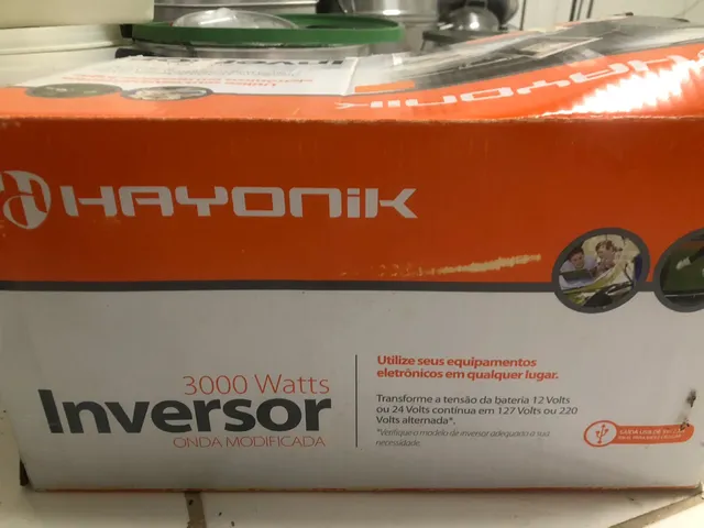Inversor Hayonik 3000watts ent 12v saida 127v