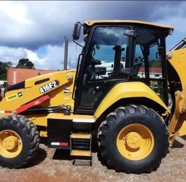 Retro escavadeira Caterpillar 416 2015
