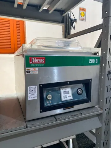 SELADORA A VACOU SELOVAC 200B C/PAINEL ELETRÔNICO 