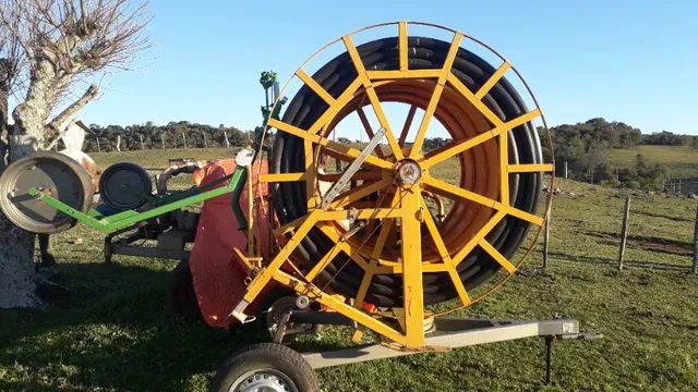 Conjunto completo de irrigação tipo carretel para 20 hectares