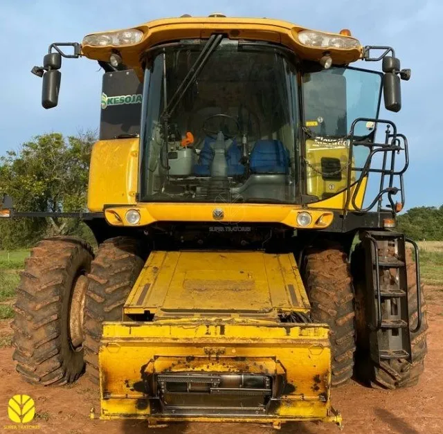 Colheitadeira New Holland CR9060 Ano 2011, C/PL 35 fléx.