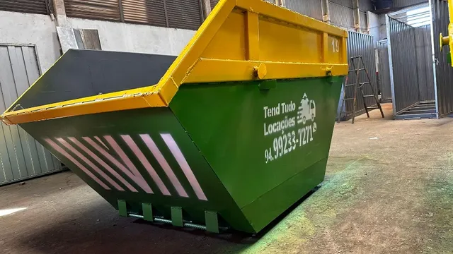 Caçambas para poly caçamba estacionária, Container Almoxarifado e escritorio