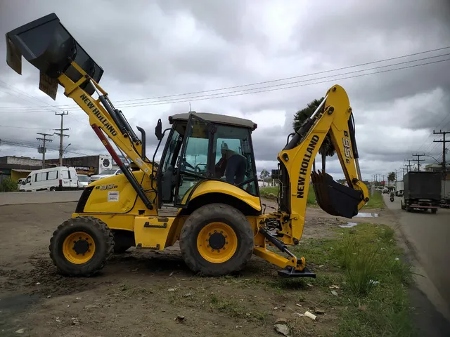 Retro escavadeira 4x4 B95B New Holland