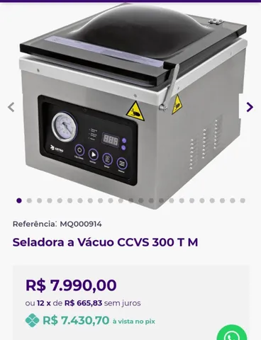 Seladora a Vácuo CCVS 300 T M