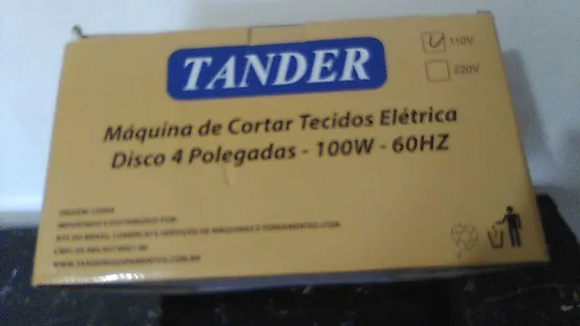 Máquina de corte de tecido disco de 4 polegadas, novo na caixa