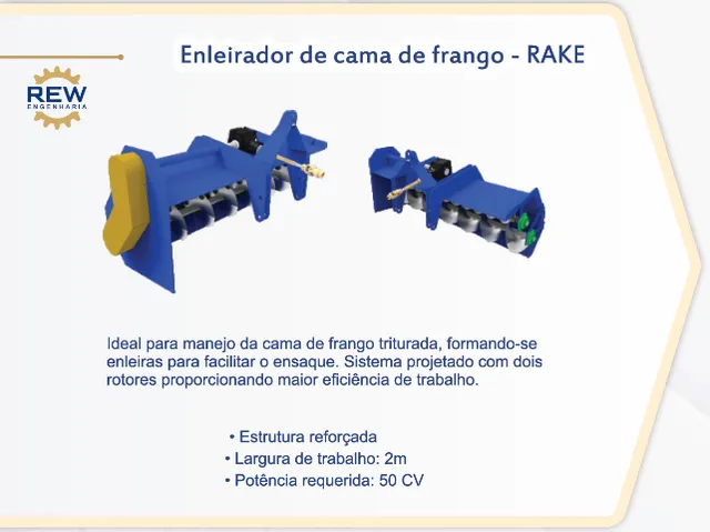 Enleirador de cama - (Rake)
