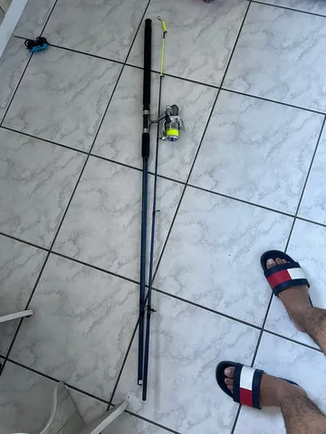 Vara de pescar nova 