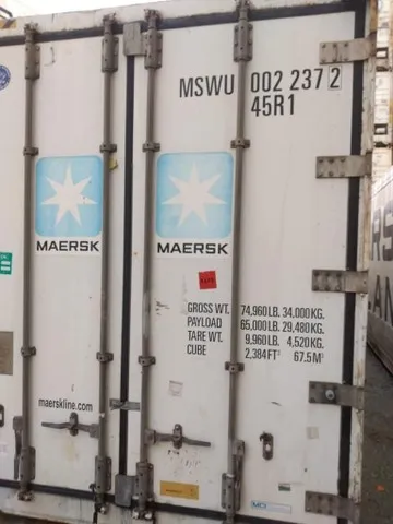 Container REEFER 40' com Motor Funcionando com Garantia