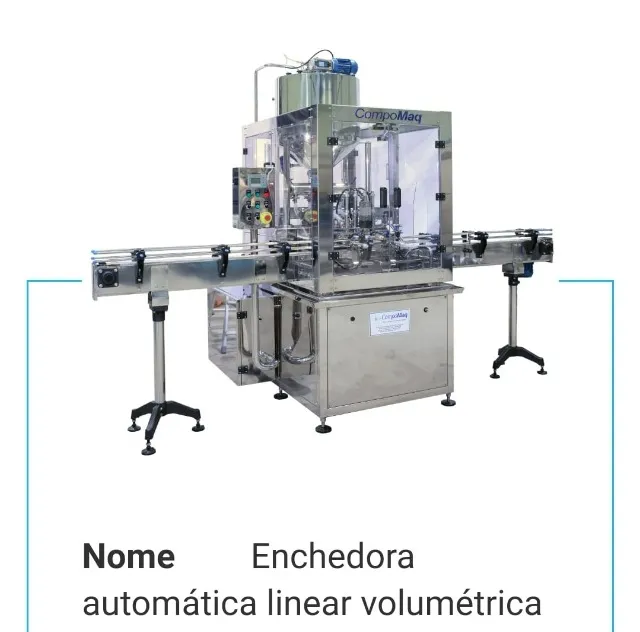 Máquina Envase 4 bicos para lata, vidro e PET