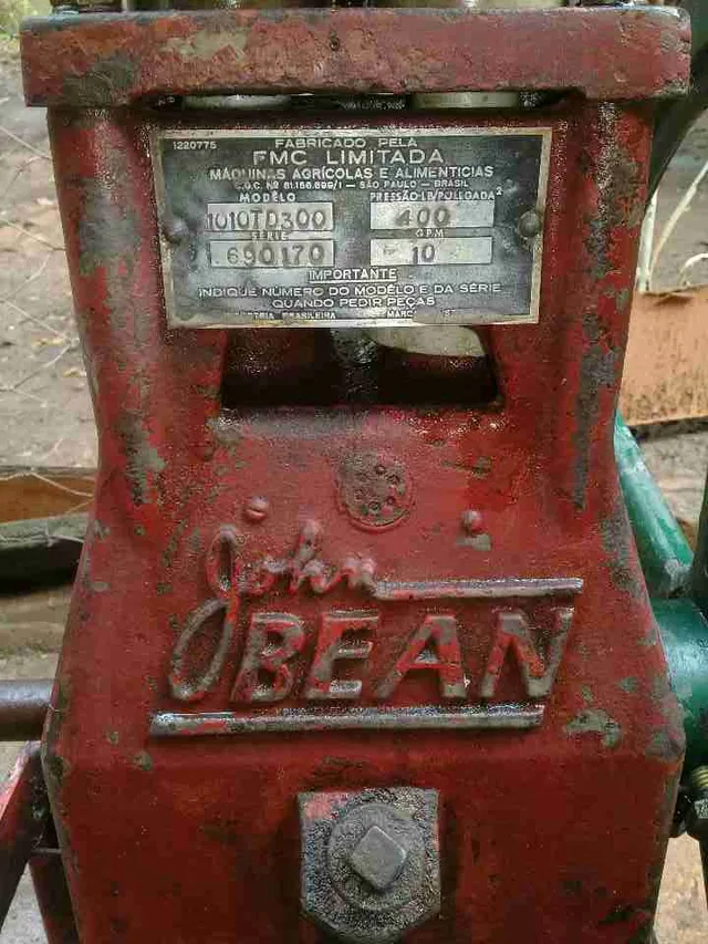 Bomba de alta pressão marca John been dois pistão 