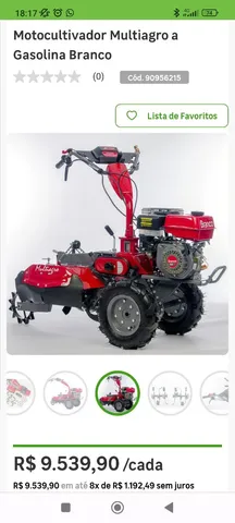 Motocultivador BTTG-6.5 hp