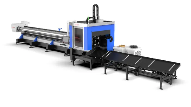 Máquina Industrial Laser Fibra Potência 6kw - para corte de Perfis Tubos até 9 metros