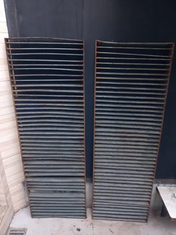 grellha de aço passagem caminhão 50 x 150 cm cap. 8 toneladas