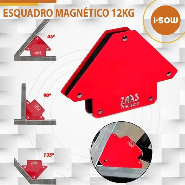Esquadro Magnético 12 Kg