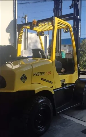 Empilhadeira Hyster H155 FT | 2011 | GLP | Torre duplex