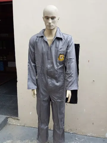 macacões em brim manga longa em tecido de primeira qualidade de alta resistencia