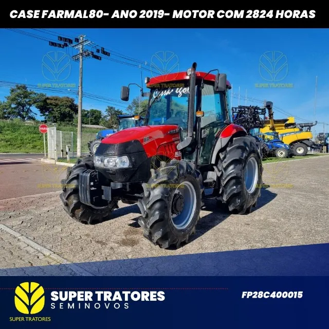 Trator Case IH Famall 80 Power Shutle ano 2019.