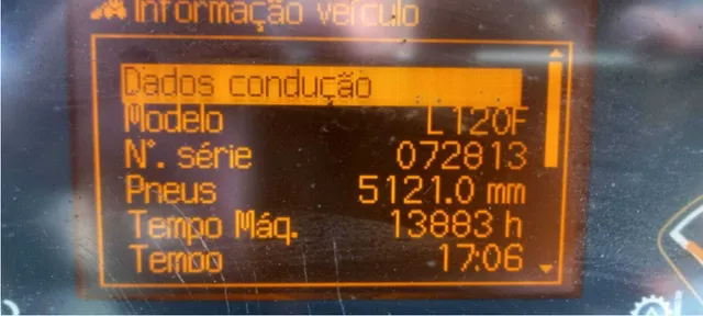 Pá carregadeira Volvo L120F| Ano 2016