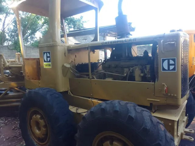caterpillar motoniveladora 120b
