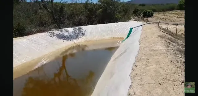 Lona para tanques de peixes reservatórios açudes