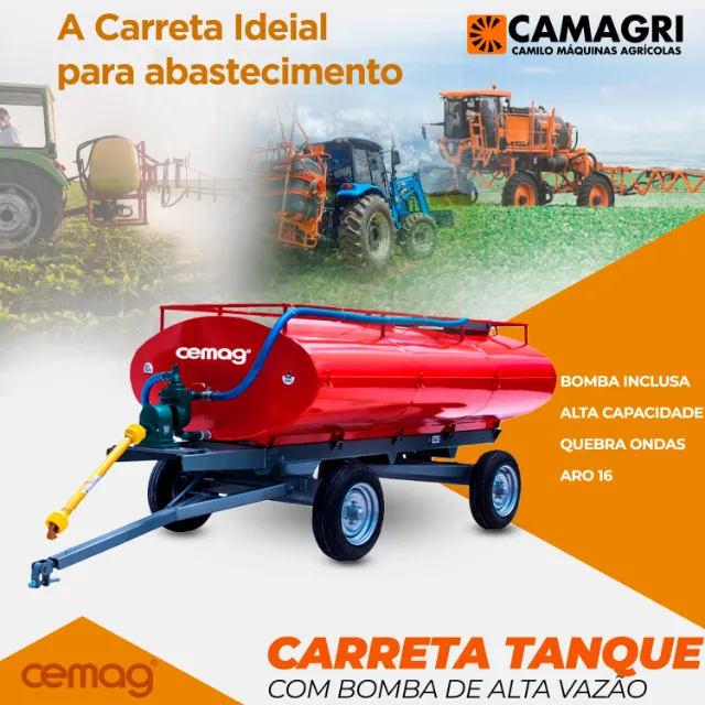 Carreta Tanque Abastecedora 4300 e 6500L