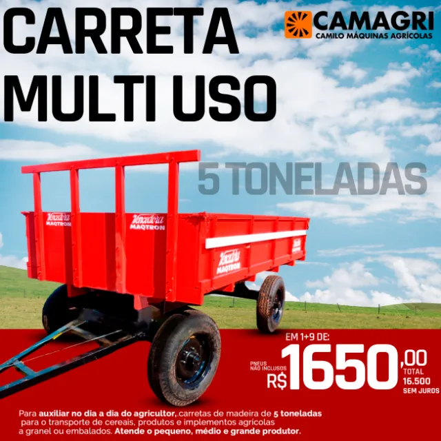 Carreta Madeira 5 Toneladas 