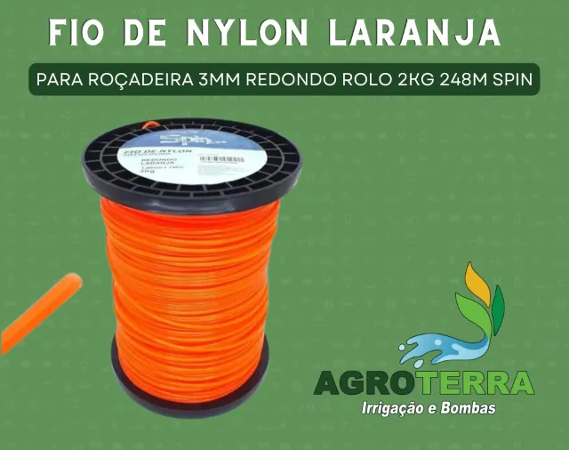 Fio de Nylon Laranja