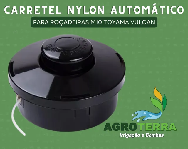 Carretel Nylon Automático para Roçadeira