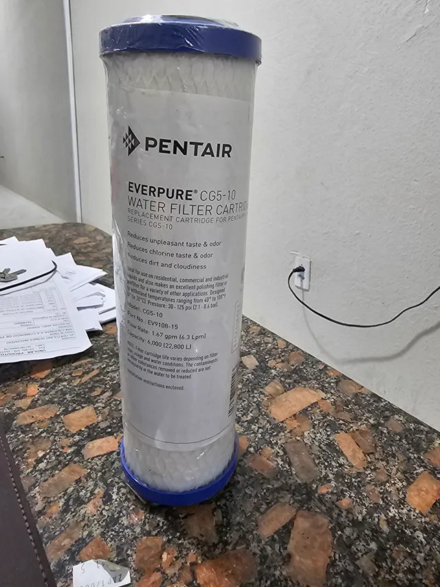 Cartucho para filtro de água everpure cg5-10 