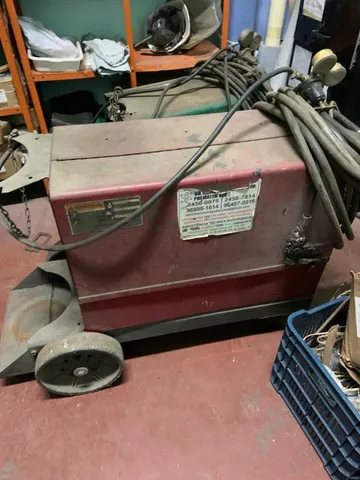 Maquina de solda + cilindro
