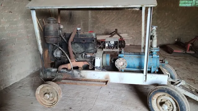 Motor irrigação antigo Mercedes 