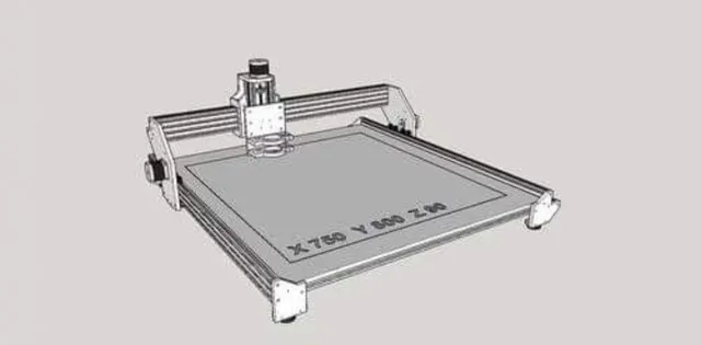 Estrutura para laser ou router