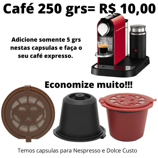 Capsulas para Cafeteira Nespresso (Kit com 3)