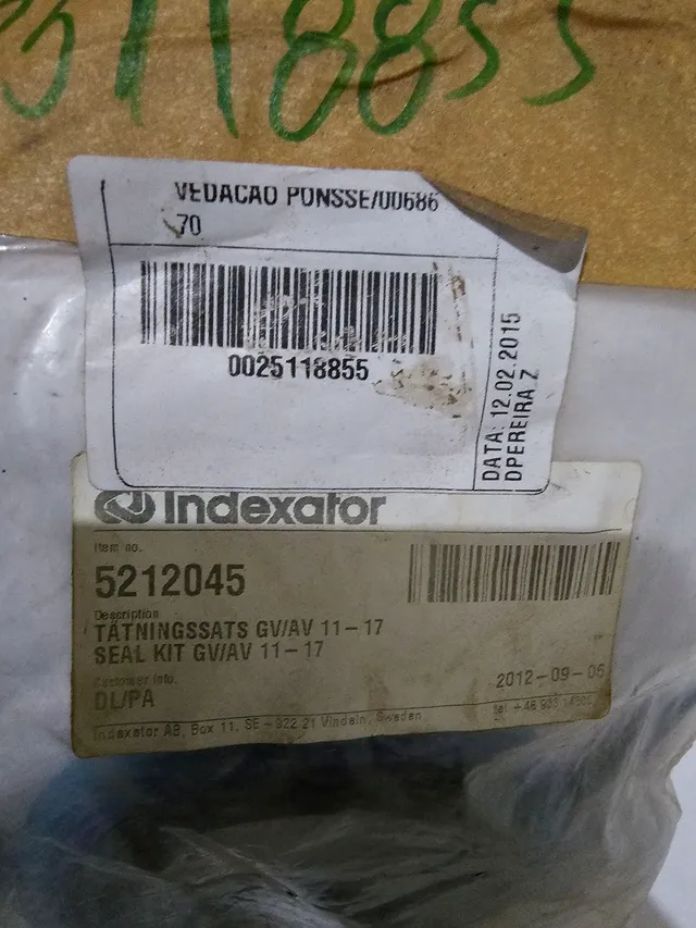 Kit vedação ponsse nova 5212045