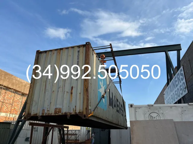 Container 20 pes 6 metros em Catalão com entrega munck incluído pronta entrega