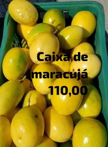 Caixa de maracujá azedo 