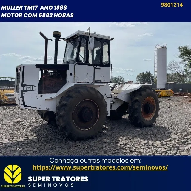 Trator Muller TM17 ano 1988.