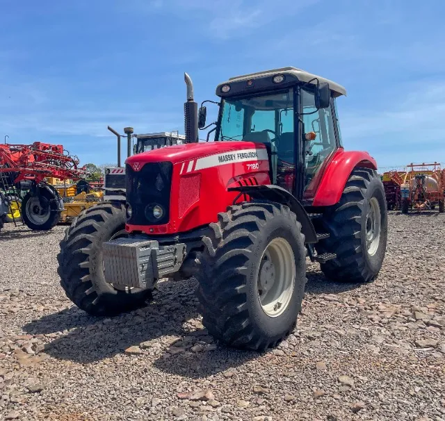 Trator Massey Ferguson 7180 ano 2012.