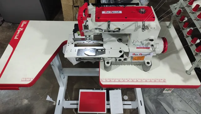 Máquina Costura Industrial Elastiqueira 18 Agulhas 