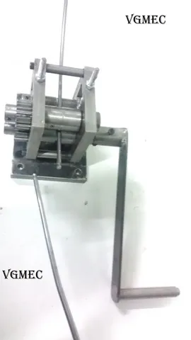 Calandra manual para perfis redondos, trefilados 