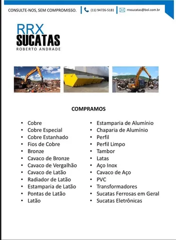 Compramos COBRE PAGAMOS AVISTA 