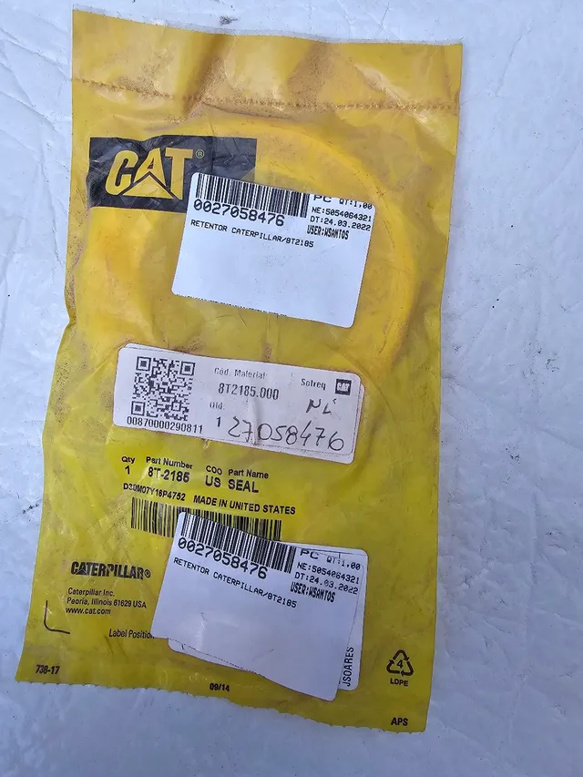 Trator esteira d7 d8r d8t caterpillar retentor novo original 8t2185