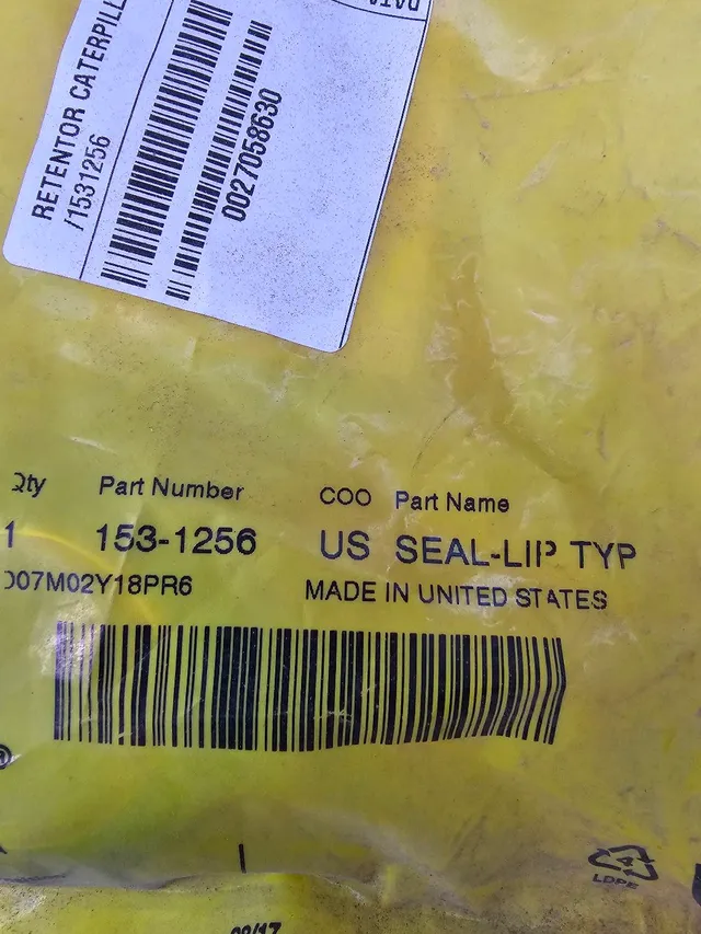 Caterpillar retentor vedação bomba dagua motor novo original 1531256