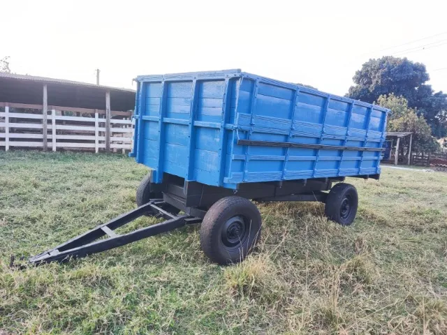 Carreta Agrícola 4R Azul